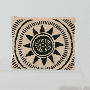 Cleobella Black and Cream Travel Bag